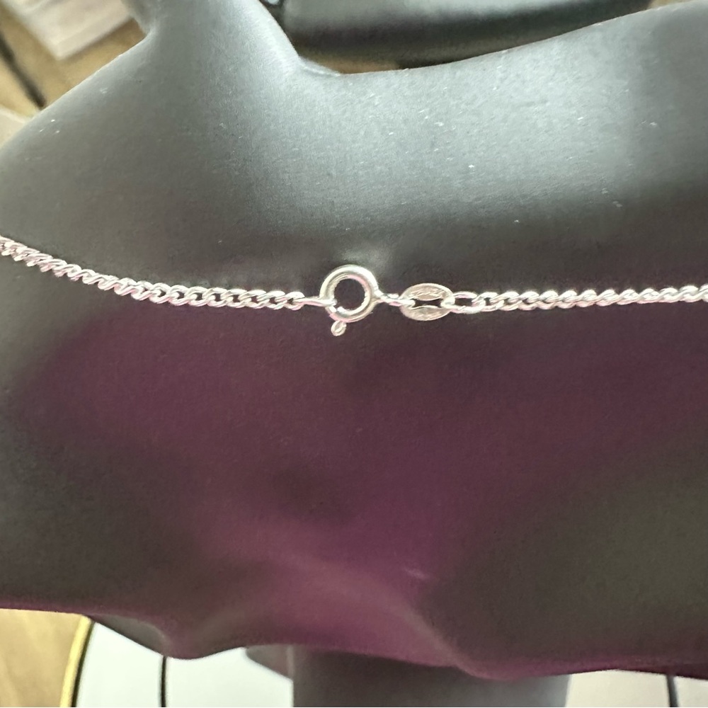 Sterling Silver 925 Necklace Mother & Daughter Pendant - Picture 10 of 12
